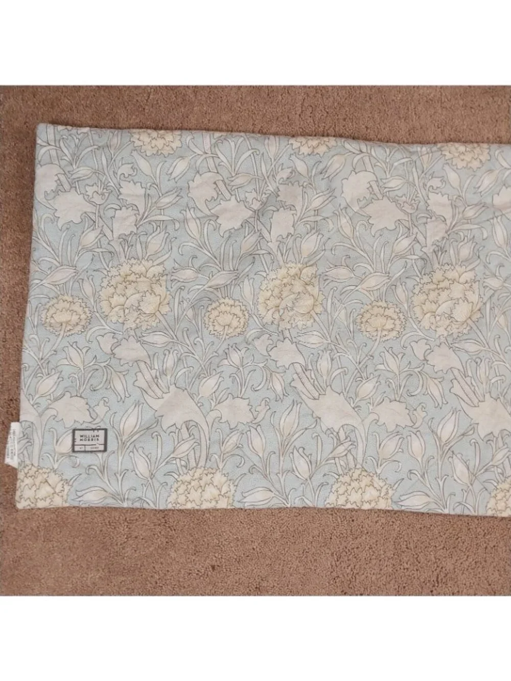 2 William Morris at Home Wild Tulip King Pillow Shams Duck Egg Blue & Yellow